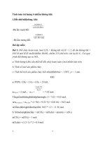 Tính toán tải lượng ô nhiễm không khí