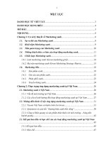 Marketing xanh và thực trang ứng dụng tại các doanh nghiệp việt nam hiện nay 