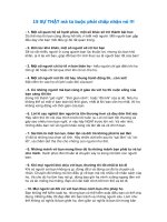 15 sự THẬT mà ta buộc phải chấp nhận nó 