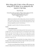 Biện chứng giữa lý luận và thực tiễn trong tư tưởng hồ chí minh với sự nghiệp đổi mới kinh tế ở việt nam 