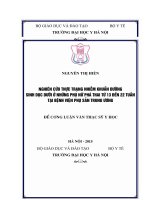 NGHIÊN cứu THỰC TRẠNG NHIỄM KHUẨN ĐƯỜNG SINH dục dưới ở NHỮNG PHỤ nữ PHÁ THAI từ 13 đến 22 TUẦN tại BỆNH VIỆN PHỤ sản TRUNG ƯƠNG 