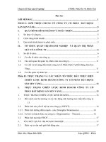 Thực trạng và nhân tố thúc đấy chiến lược kinh doanh công ty cổ phần bất động sản sen vàng 