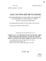 Theo dõi biến đổi sức khoẻ, bệnh tật bộ đội mới vào sinh sống tại vùng tồn l u “nóng”  ở khu vực sân bay biên hoà 