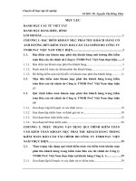 vận dụng qui trình kiểm toán vào kiểm toán khoản mục phải thu khách hàng trong kiểm toán báo cáo tài chính do công ty TNHH pwc việt nam thực hiện