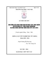 ẢNH HƯỞNG của RĂNG KHÔN hàm dưới mọc LỆCH, mọc NGẦM đối với RĂNG số 7 TRÊN PHIM PANORAMA tại KHOA RĂNG hàm mặt BỆNH VIỆN GTVT 2015 2016 