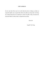 Đề án Phân tích giá trị tài nguyên thiên nhiên để phát triển du lịch ở Phú Quốc