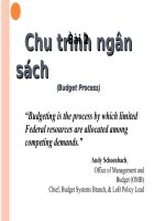 Bài giảng Chu trình ngân sách