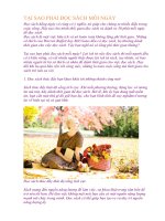 TẠI SAO PHẢI đọc SÁCH mỗi NGÀY 