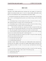 Vận dụng quy trình kiểm toán vào kiểm toán khoản mục doanh thu tài chính và chi phí tài chính trong kiểm toán báo cáo tài chính do chi nhánh công ty TNHH kiểm toán và dịch vụ tin học AISC chi nhánh hà nội 