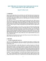 QUÁ TRÌNH ĐẦU TƯ VÀ KHAI THÁC THUỘC ĐỊA VỀ CAO SU CỦA TƯ BẢN PHÁP Ở VIỆT NAM (18581945)