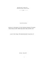 Vốn đầu tư xây dựng cơ bản từ nguồn ngân sách Nhà nước ở ST