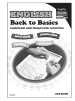 English back to basic học phát âm tiếng Anh quyển 5