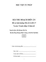 Bai thu hoach dien an HSDS 17