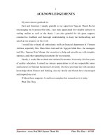 State and solutions to enhance vietnam airlines’ capital mobilization 