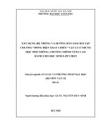 LUAN VAN THAC SI VAT LY  CHU DE DIEN XOAY CHIEU