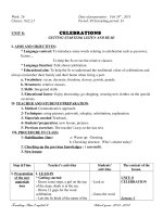 GIÁO ÁN TIẾNG ANH 9 UNIT 8