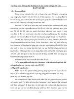 Ứng dụng phần mềm dạy học geometer ‘s sketchpad vào giải các bài toán quỹ tích trong chương trình toán THCS 