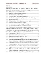 Một số giải pháp nâng cao hiệu quả sử dụng vốn lưu động của công ty cổ phần trang trí nội thất tín trung 