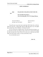 Hoàn thiện công tác thẩm định dự án vay vốn ngành dệt tại ngân hàng TMCP HDBank, chi nhánh nam đô 