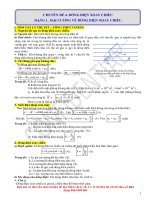 DÒNG ĐIỆN XOAY CHIỀU