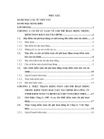 Kiểm toán chi phí hoạt động trong kiểm toán báo cáo tài chính do công ty TNHH kiểm toán và định giá việt nam thực hiện” 