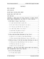 Hoạt động marketing tại công ty vega travel 