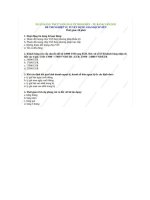 Đề thi tuyển Giao dịch viên PGBank