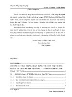 Giải pháp đẩy mạnh thu hút thị trường khách du lịch nội địa tại công ty TNHH du lịch và thể thao việt nam 