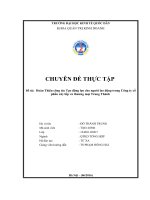 Hoàn thiện công tác tạo động lực cho người lao động trong công ty cổ phần xây lắp và thương mại trung thành 