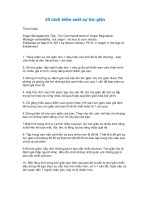 10 cách kiểm soát sự tức giận 