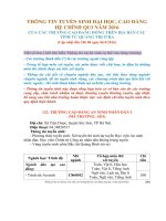 Những điều cần biết về tuyển sinh đại học, cao đẳng năm 2016  các trường cao đẳng phía bắc