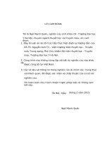 Nghiên cứu thực trạng và đánh giá hiệu quả áp dụng các biện pháp nâng cao chất lượng truyền máu tại hai huyện đảo Cát Hải và Phú Quốc