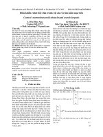 Điều khiển robot bầy đàn tránh vật cản và tìm kiếm mục tiêu