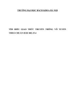 TÌM HIỂU GIAO THỨC TRUYỀN THÔNG vô TUYẾN THEO CHUẨN IEEE 802 15 4 