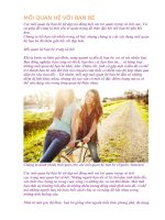 MỐI QUAN hệ với bạn bè 