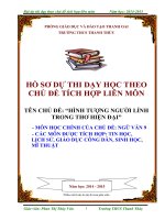 Tích hợp liên môn người lính trong thơ hiện đại 2015 2016