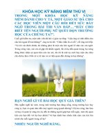 KHÓA học kỹ NĂNG mềm THÚ vị 