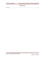 Kế toán doanh thu, chi phí và xác định kết quả hoạt động  kinh doanh tại CÔNG TY TNHH THƯƠNG mại BÌNH PHƯƠNG 