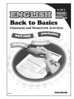English back to basic quyển 2 luyện phát âm