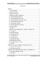 đồ án tốt nghiệp : Đặc điểm địa mạo – kiến tạo vùng hạ lưu sông Thu Bồn đoạn Chiêm Sơn – Cửa Đại và ý nghĩa của nó với tai biến địa chất