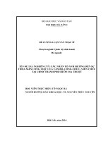tóm tắt  luận văn thạc sĩNGHIÊN cứu các NHÂN tố ẢNH HƯỞNG đến sự THỎA mãn CÔNG VIỆC của cán bộ, CÔNG CHỨC, VIÊN CHỨC tại UBND THÀNH PHỐ BUÔN MA THUỘT