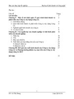 Một số vấn đề quản lý nhà nước về nguồn nhân lực trong các doanh nghiệp thuộc bộ quốc phòng qua thực tiễn tại công ty xây dựng lũng lô 