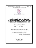 NGHIÊN cứu đặc điểm mô BỆNH học và một số dấu ấn HOÁ mô MIỄN DỊCH của u tế bào mầm TRUNG THẤT NGUYÊN PHÁT 