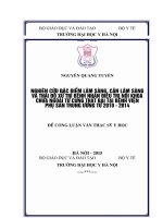 NGHIÊN cứu đặc điểm lâm SÀNG, cận lâm SÀNG và THÁI độ xử TRÍ BỆNH NHÂN điều TRỊ nội KHOA CHỬA NGOÀI tử CUNG THẤT bại tại BỆNH VIỆN PHỤ sản TRUNG ƯƠNG từ 2010   2014 