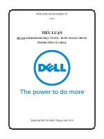 Tiểu luận kinh doanh điện tử