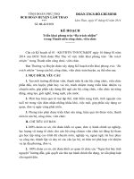 Hướng dẫn triển khai phong trào ba trách nhiệm