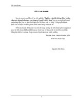 Nghiên cứu hệ thống điều khiển của máy đóng palletizer tại công ty pepsico việt nam 