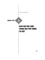 Giáo dục học sinh trung học phổ thông cá biệt   nguyễn thanh bình 