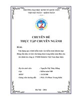 Vận dụng quy trình kiểm toán vào kiểm toán khoản mục hàng tồn kho và giá vốn hàng bán trong kiểm toán báo cáo tài chính do công ty TNHH deloitte việt nam thực hiện 