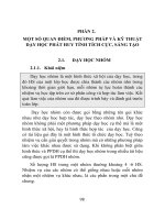 Ebook một số vấn đề chung về đổi mới phương pháp dạy học ở trường trung học phổ thông phần 2 